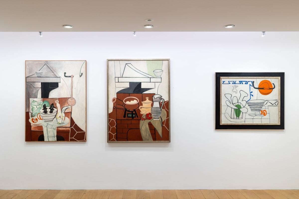 Los cuadros de Gilot en la nueva permanente del Museo Picasso de París.