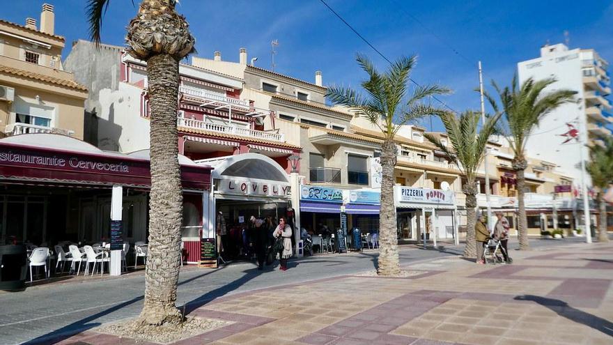 Establecimientos hosteleros en la zona de la playa del Carrerlamar