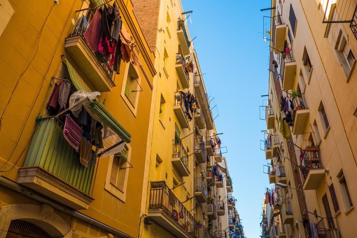 Calles de la barceloneta.