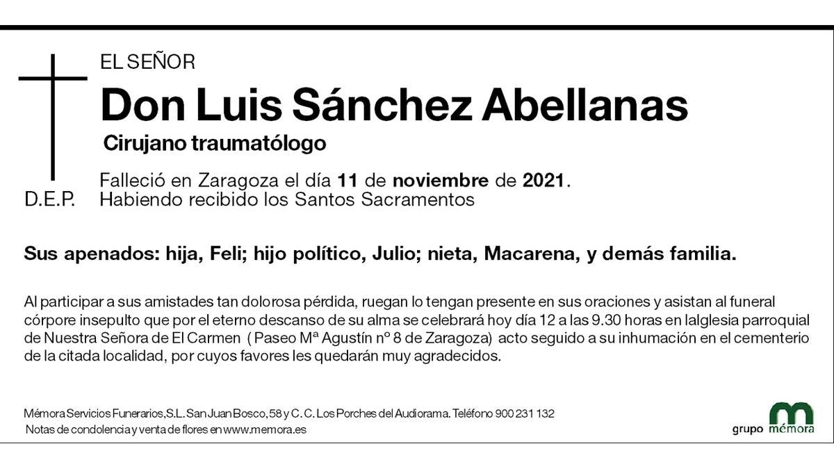 Don Luis Sánchez Abellanas