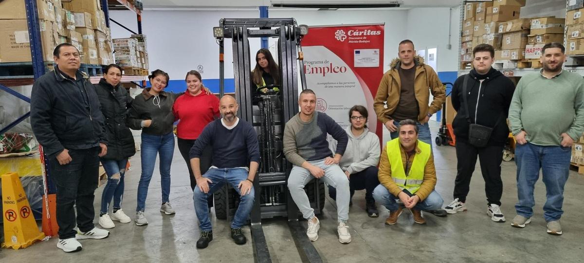 Cáritas Mérida-Badajoz presenta su programa de formación para mejorar la empleabilidad.