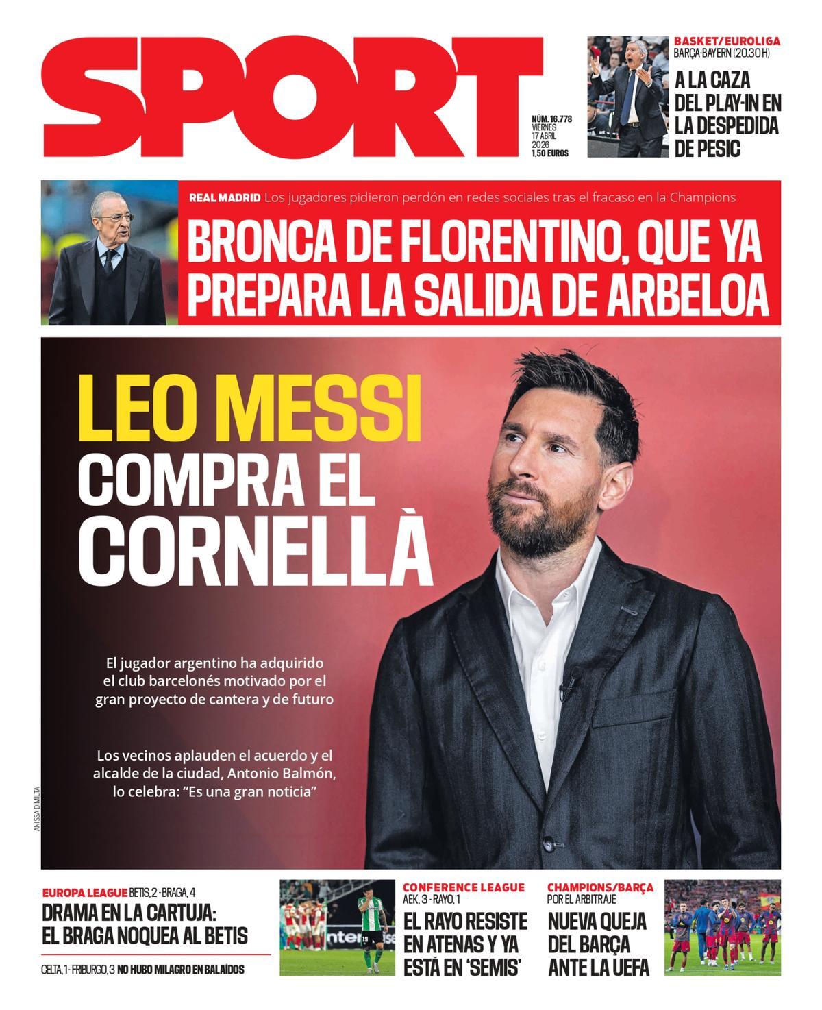 Las imágenes de las portadas de hoy Las imágenes de las portadas de hoy