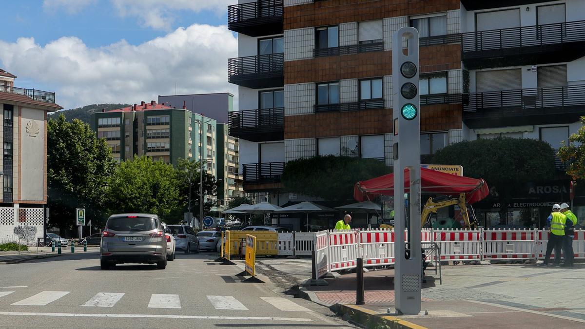 Zona donde el Concello quiere habilitar el nuevo paso peatonal.