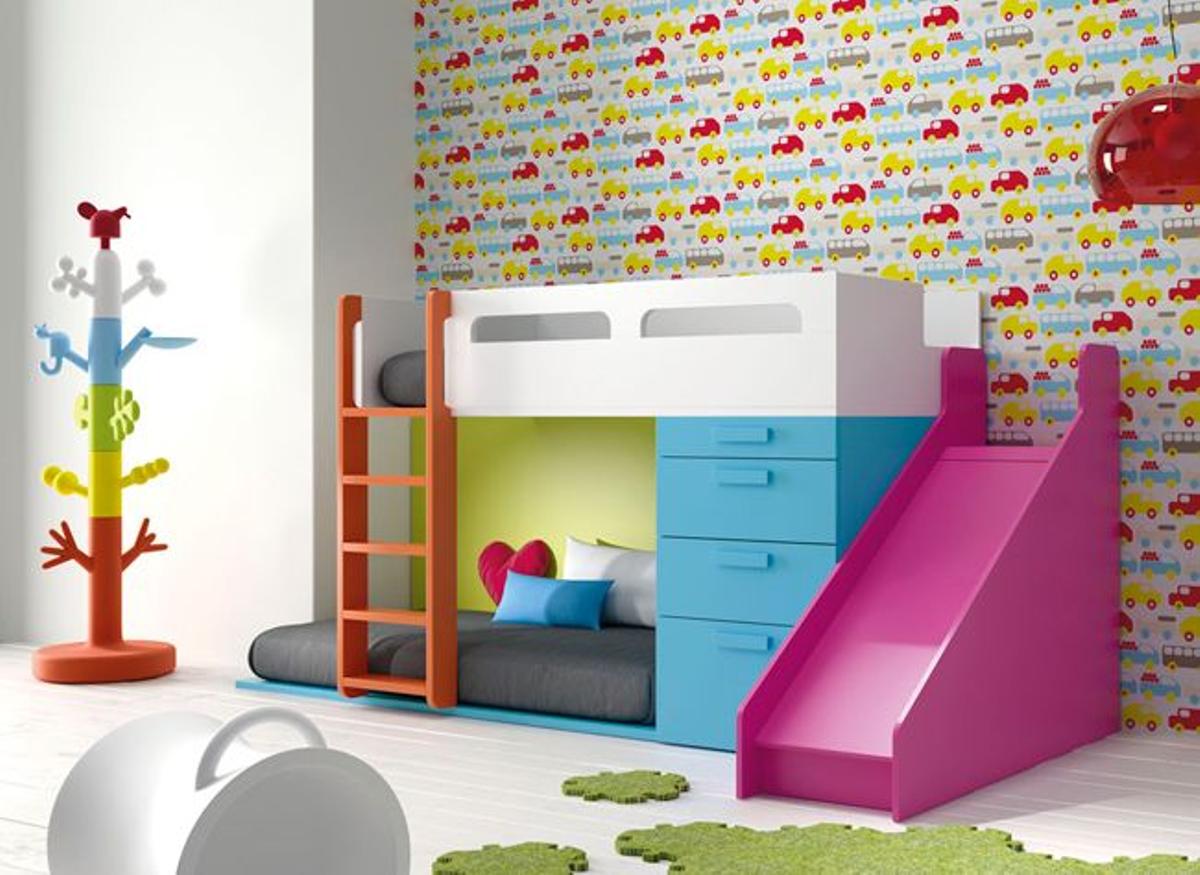 Habitaciones infantiles: mobiliario colorido