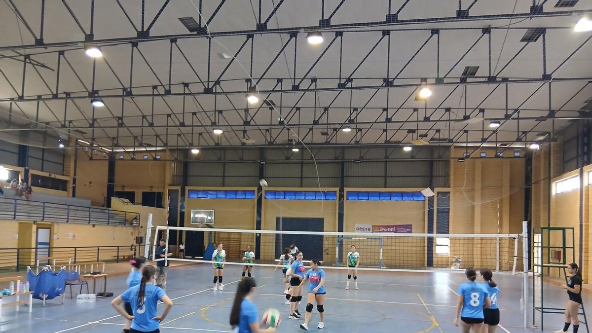 Jugadoras de AD Batalla de Pavía de Torrejoncillo.