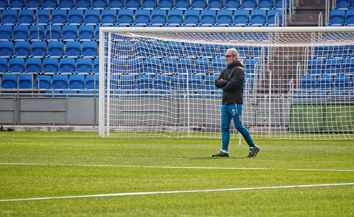 Álvaro Cervera, en el Heliodoro Rodríguez López