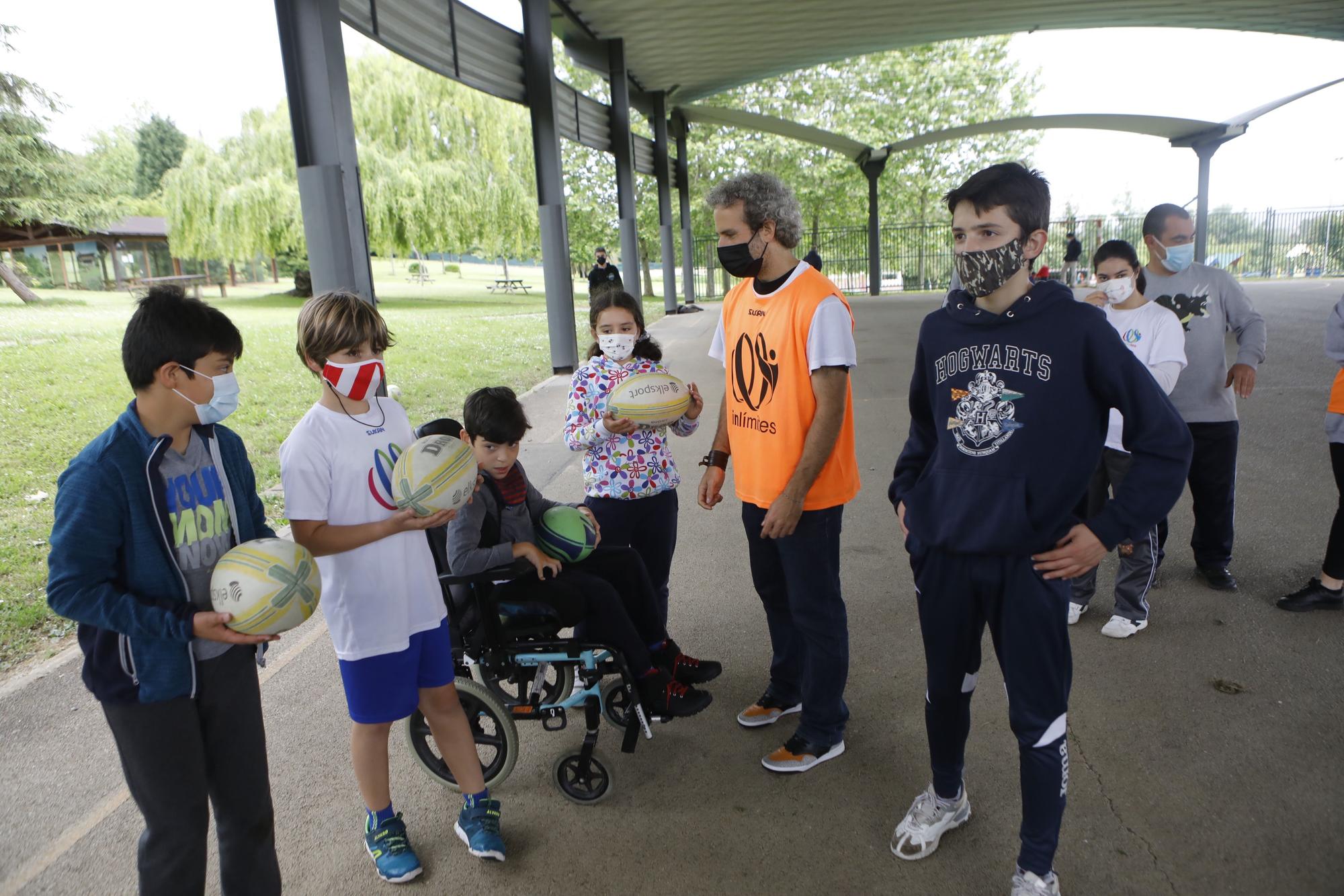 Rugby inclusivo en la Quinta San Eutiquio