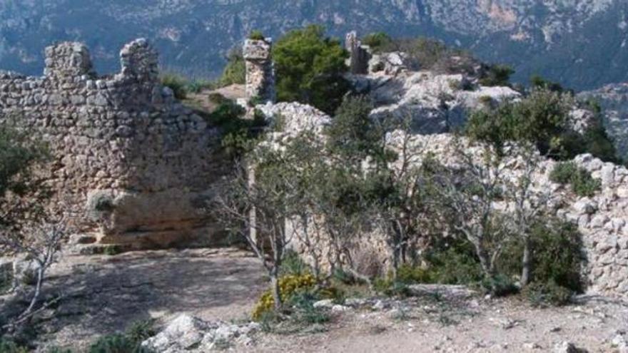 Vista general del Castell d’Alaró. |