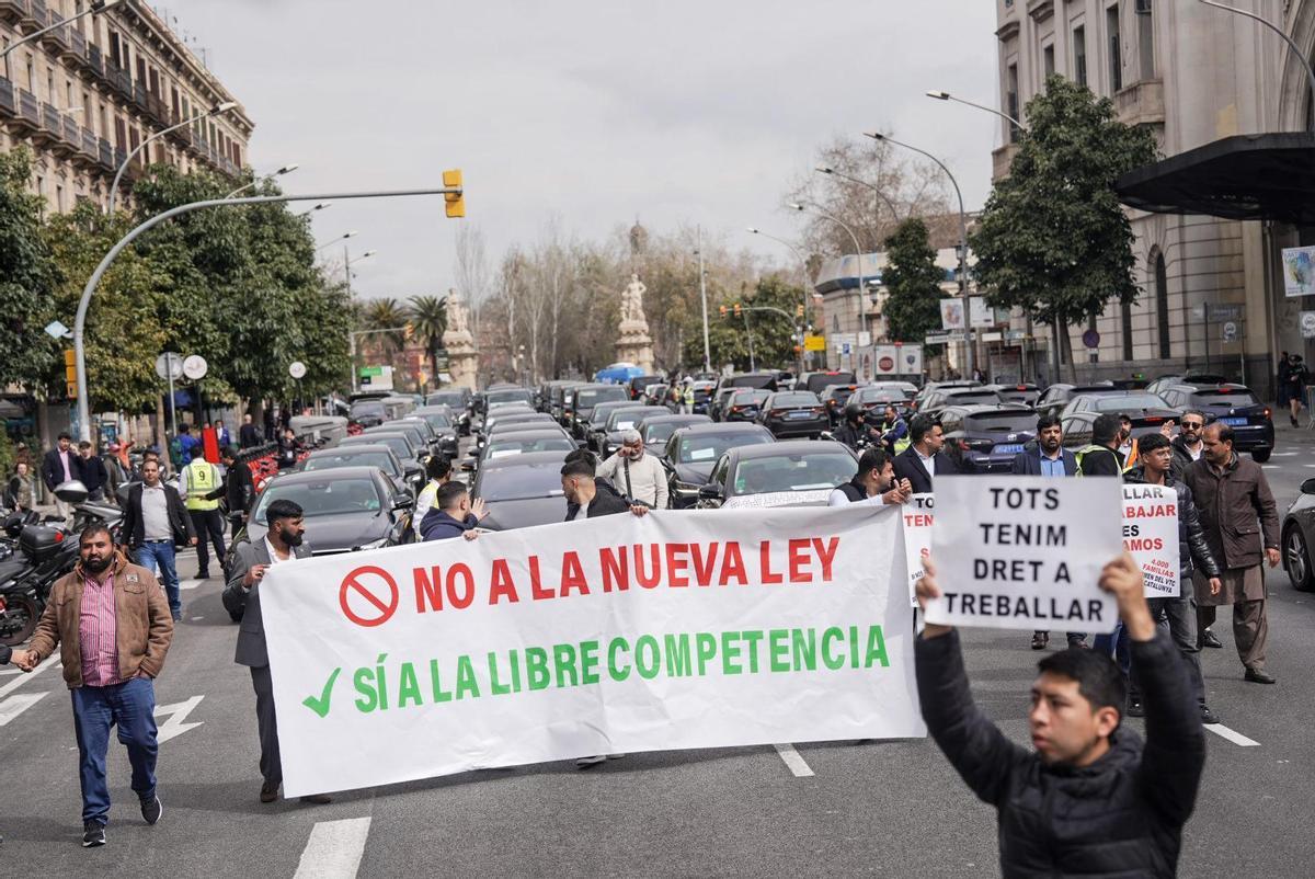 Marcha lenta de VTC por la ley regulatoria del sector
