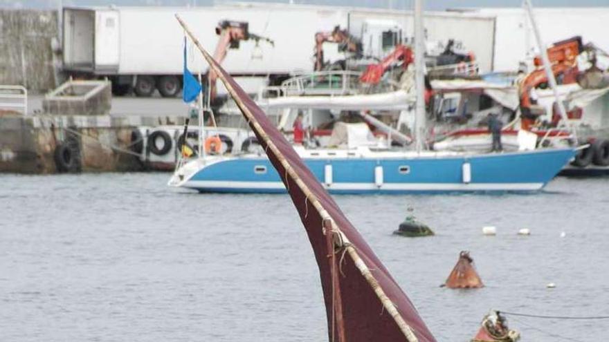 Embarcaciones tradicionales en Punta Moreiras. // Muñiz