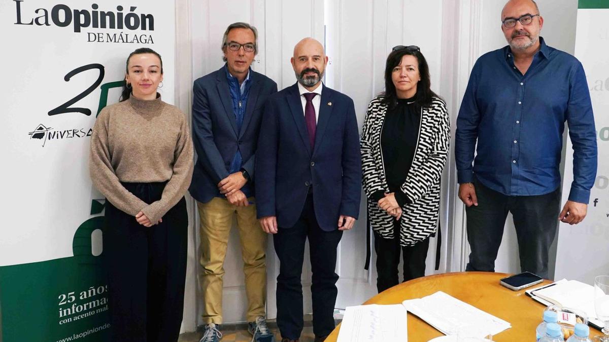 Gema Serrano, Julián Molina, Javier Salas, Susana Gómez de Lara y Juan Carlos Espejo. |