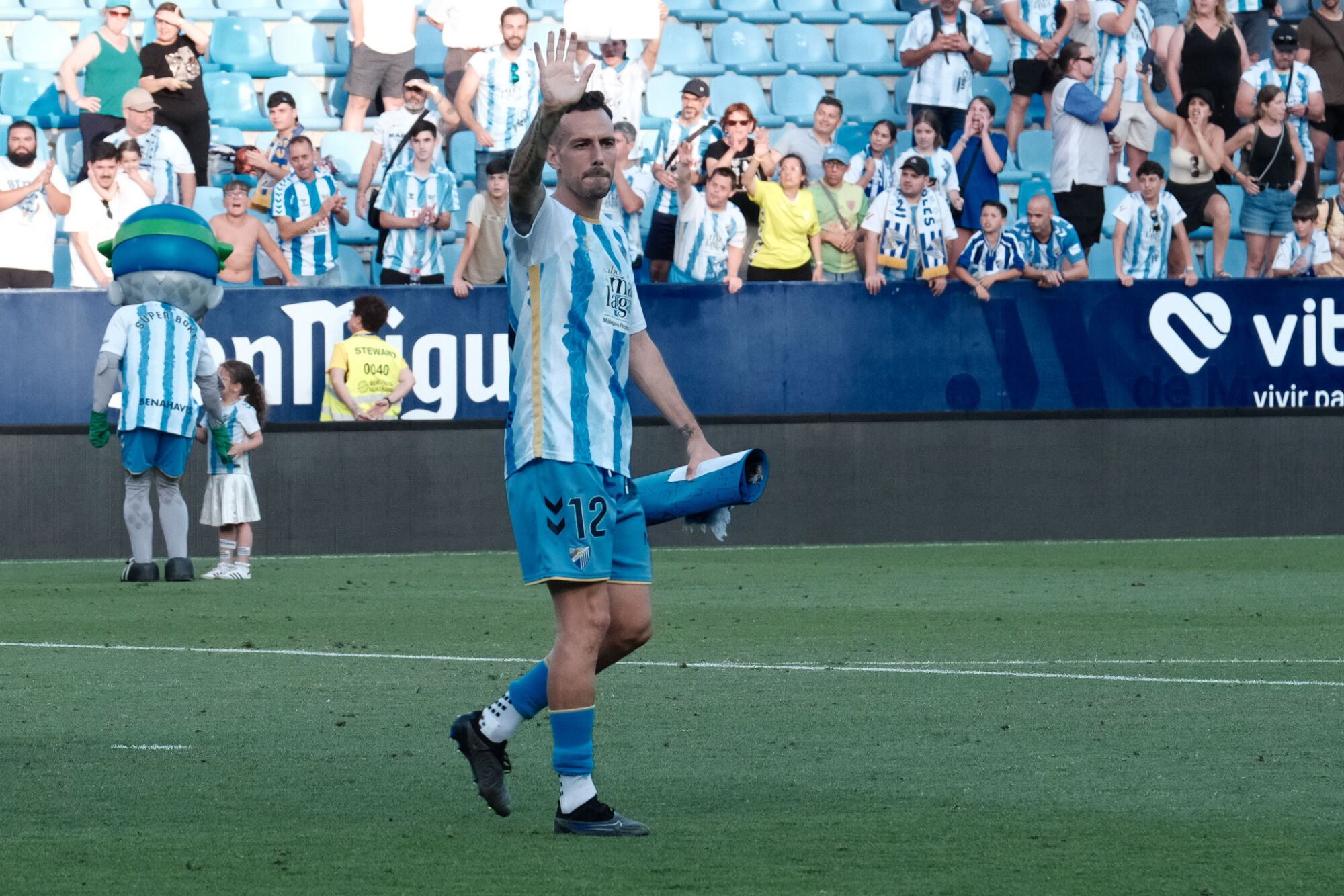 Málaga CF - Burgos CF. Jornada 42, Liga Hypermotion