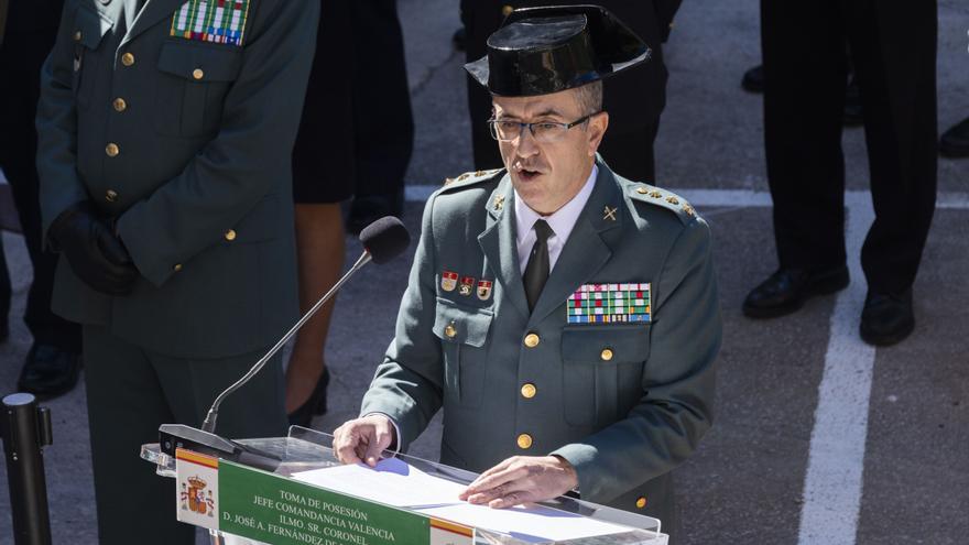 El coronel Fernández de Luz, ascendido a general de la Guardia Civil