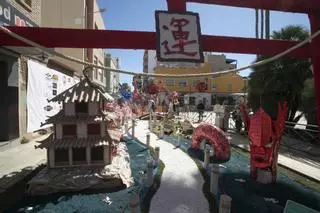 Las mejores ornamentaciones de las Fallas de Sagunt