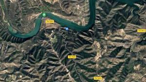 Desallotjat un càmping per un incendi al costat de l’Ebre a la Pobla de Massaluca