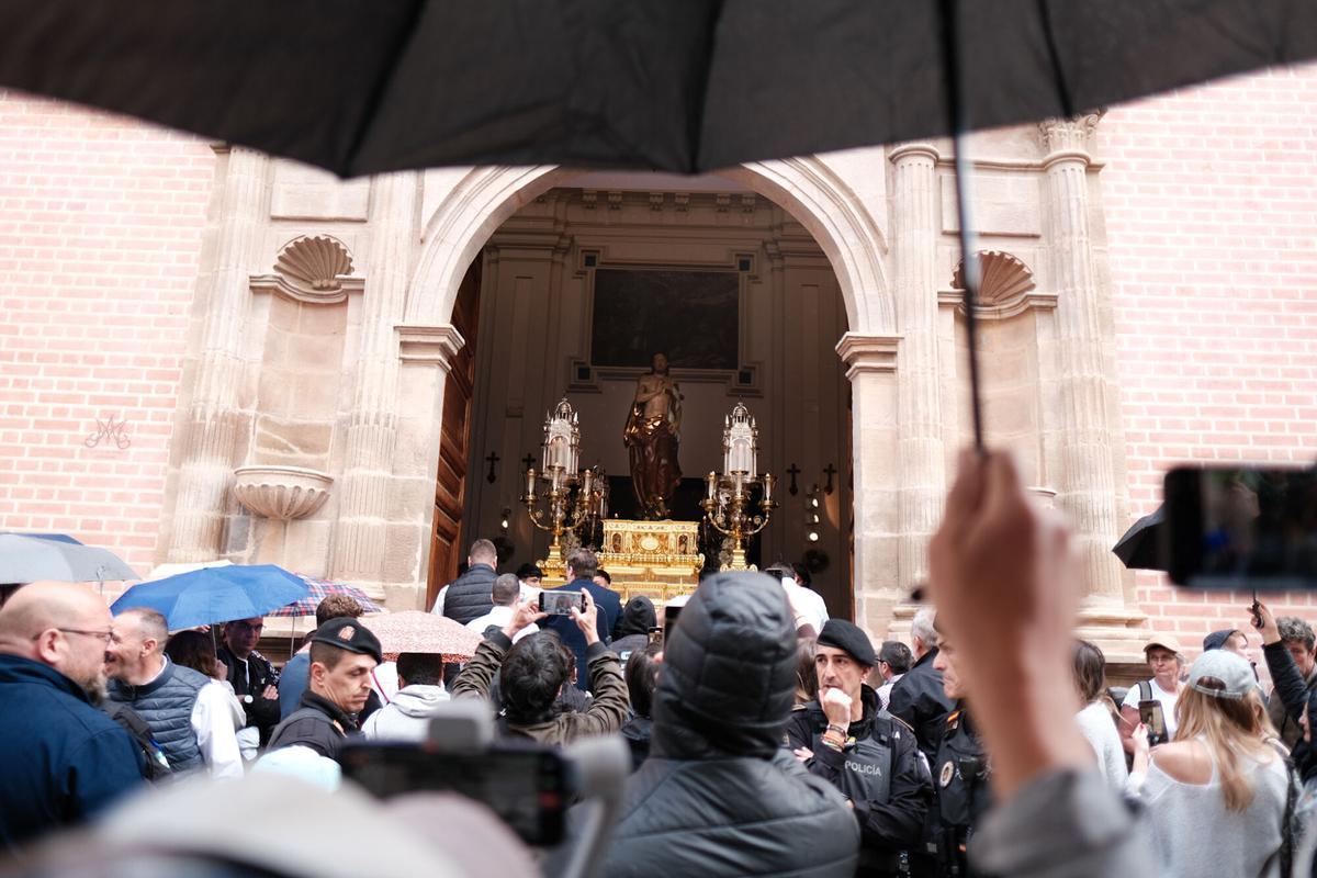 La amenaza de lluvia suspende la salida del Resucitado en 2025