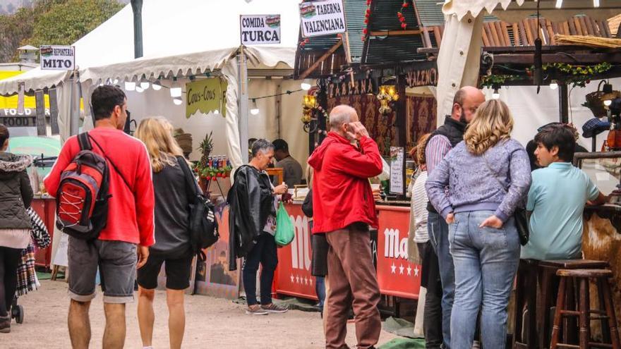 Imagen del primer día de la feria gastronómica.