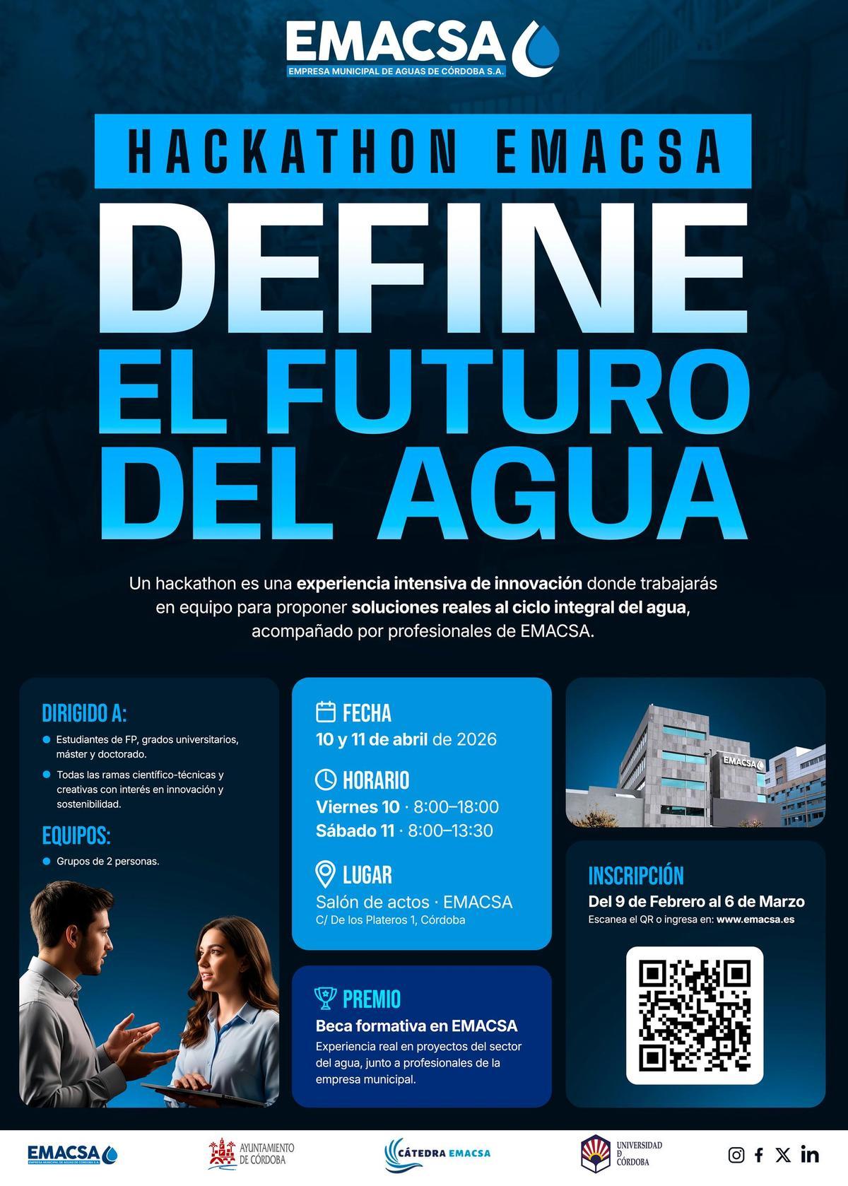 Hackathon  de Emacsa 'Define el futuro del agua'.