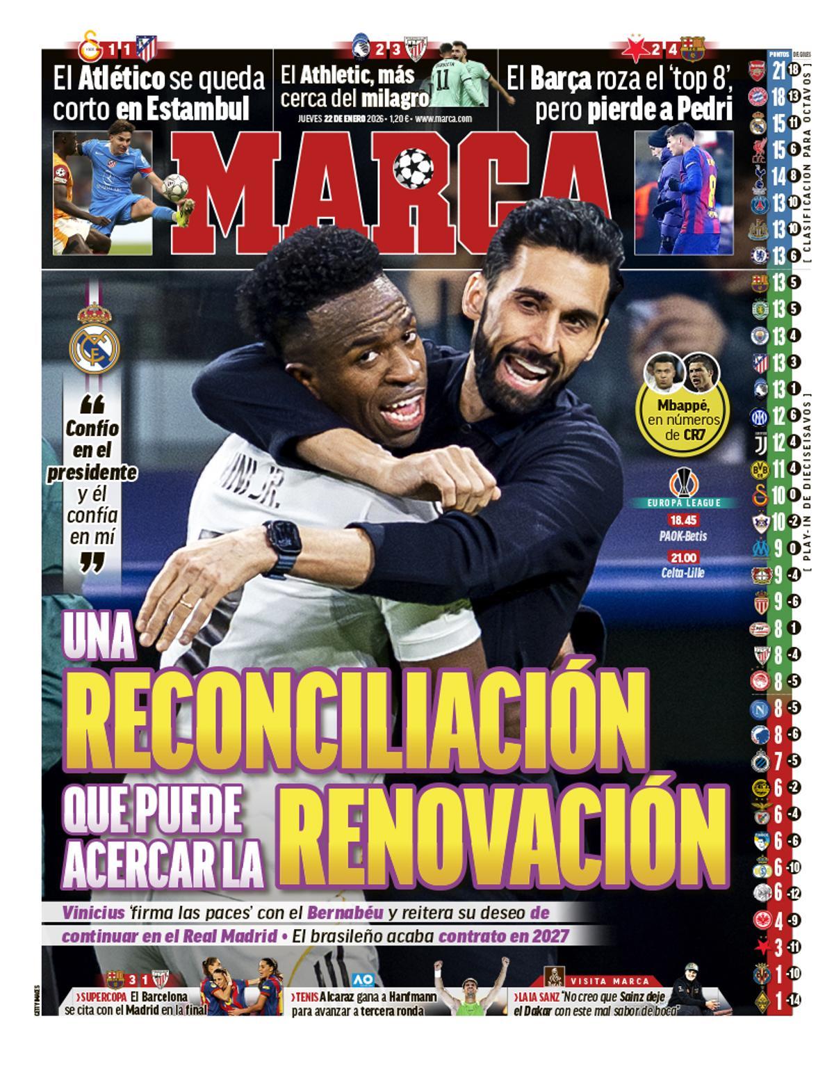 Estas son las portadas de la prensa deportiva de hoy