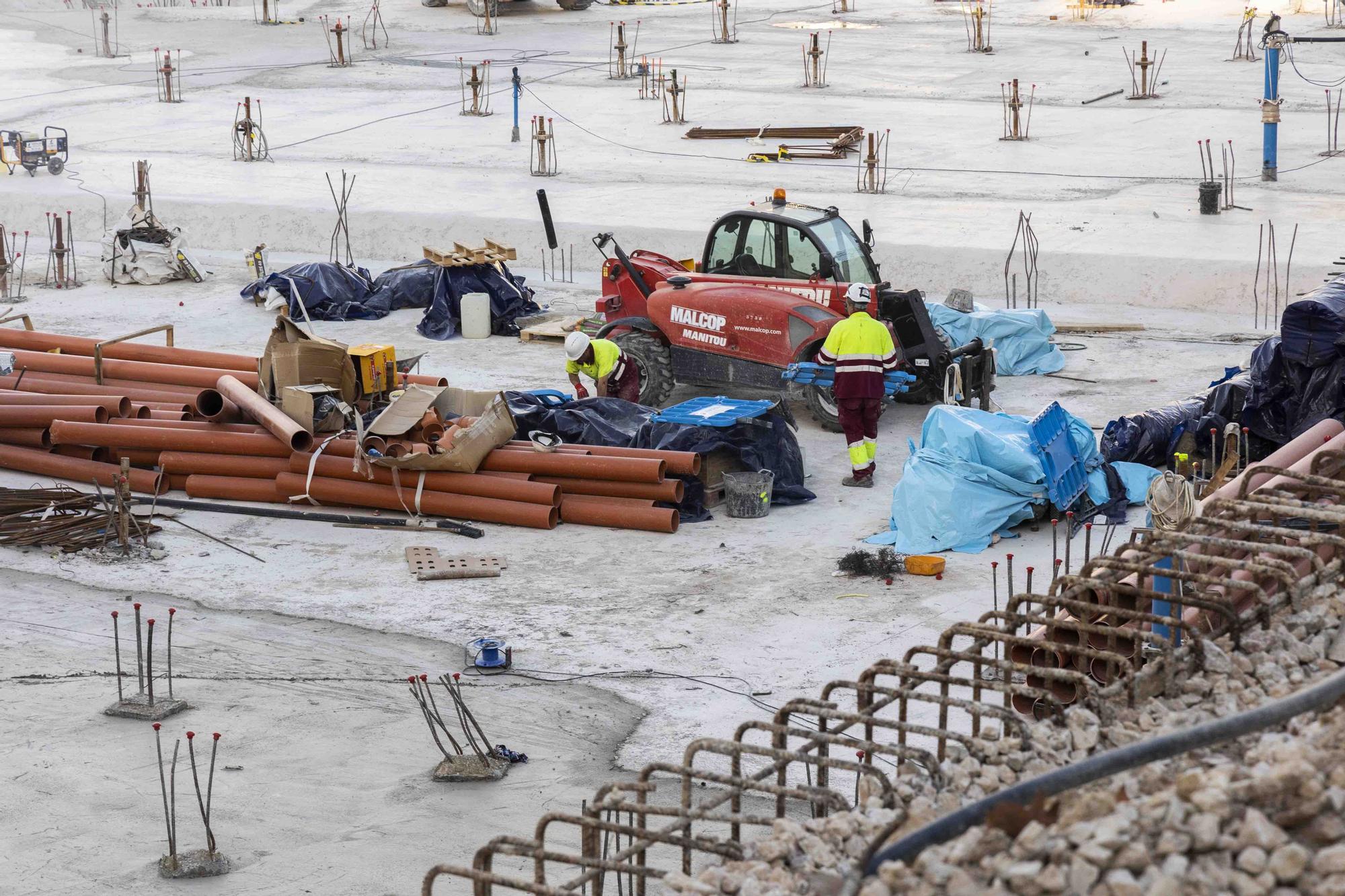 Así están las obras del Casal España Arena de València