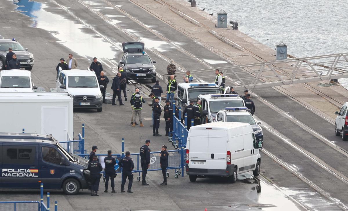 Varios detenidos en una operación antidroga en el puerto de A Coruña