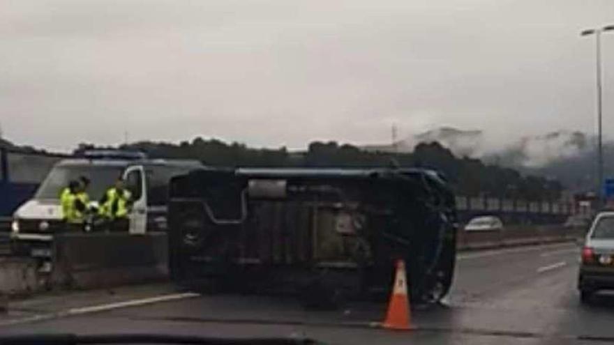 Herida una mujer en un accidente en el Corredor, en Lada