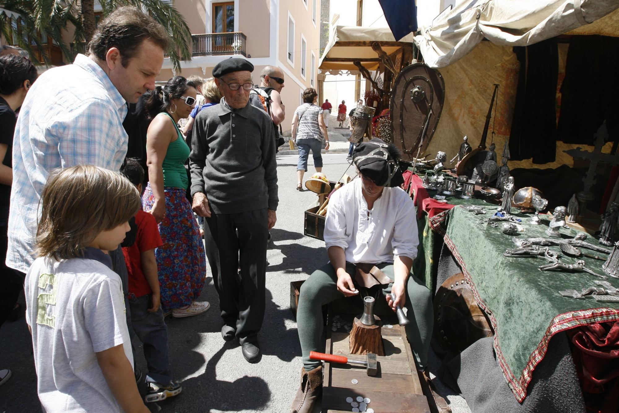 Edición de 2009 de la Feria Medieval de Ibiza.