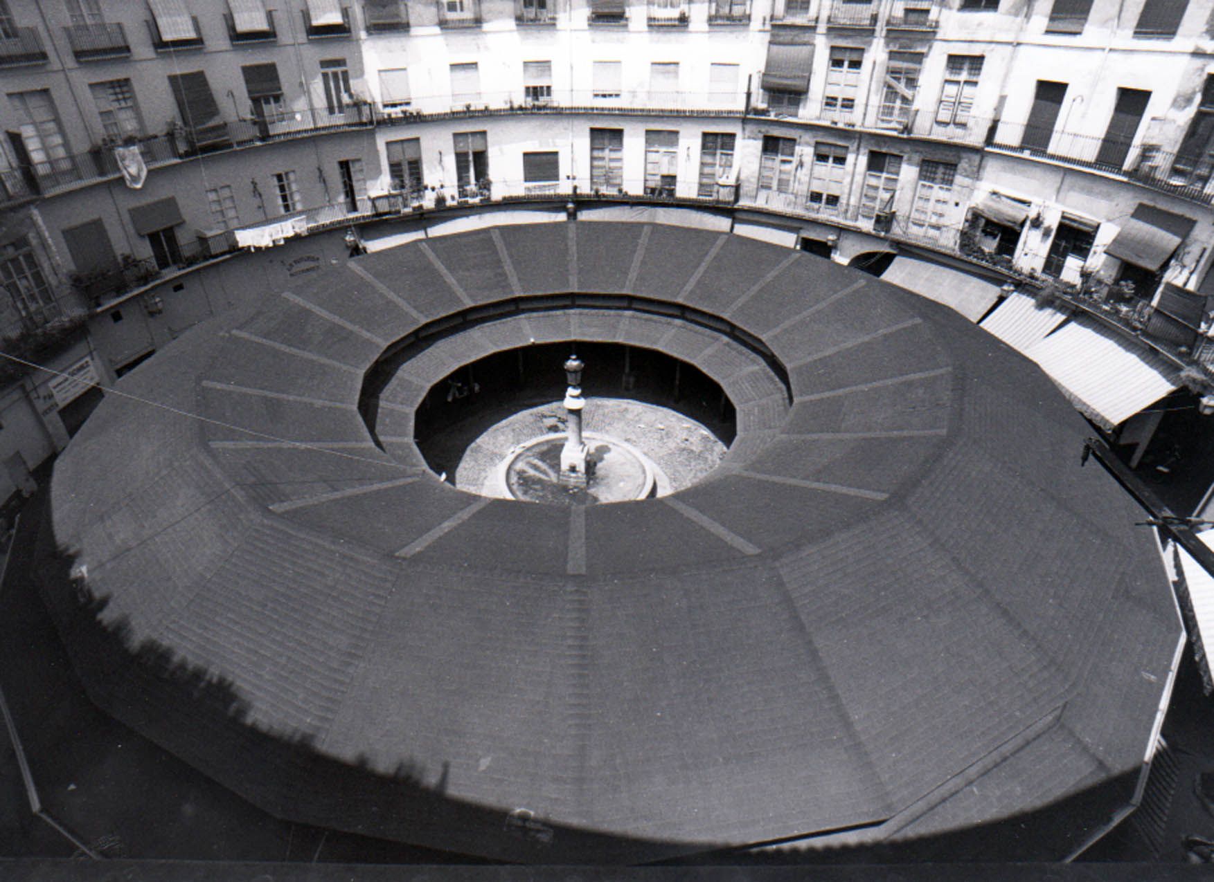 La plaza Redonda antes de su última remodelación