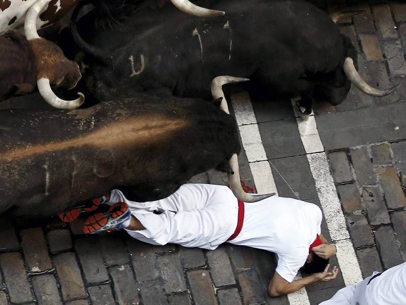 Fotogalería del tercer encierro