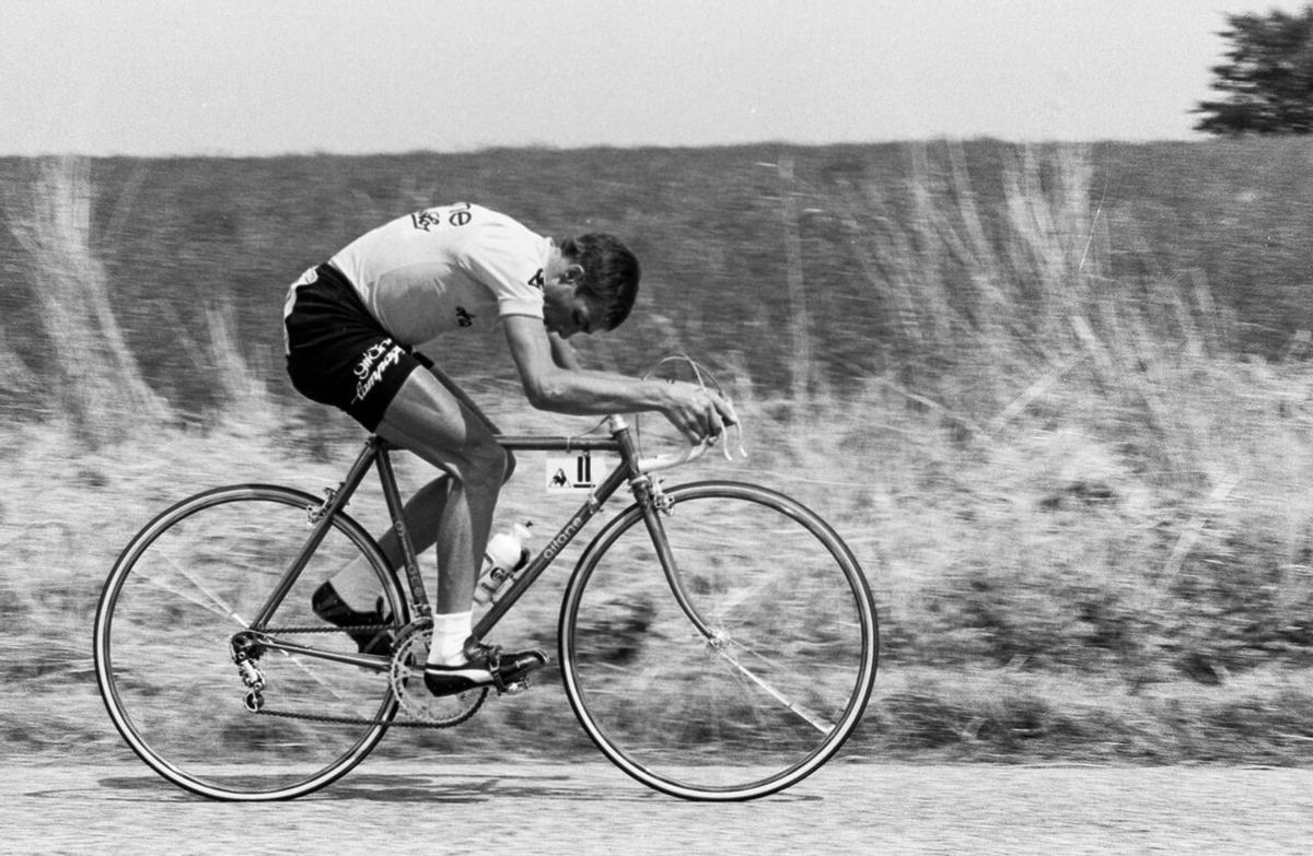 Van Impe rueda escapado en el Tour de 1976.