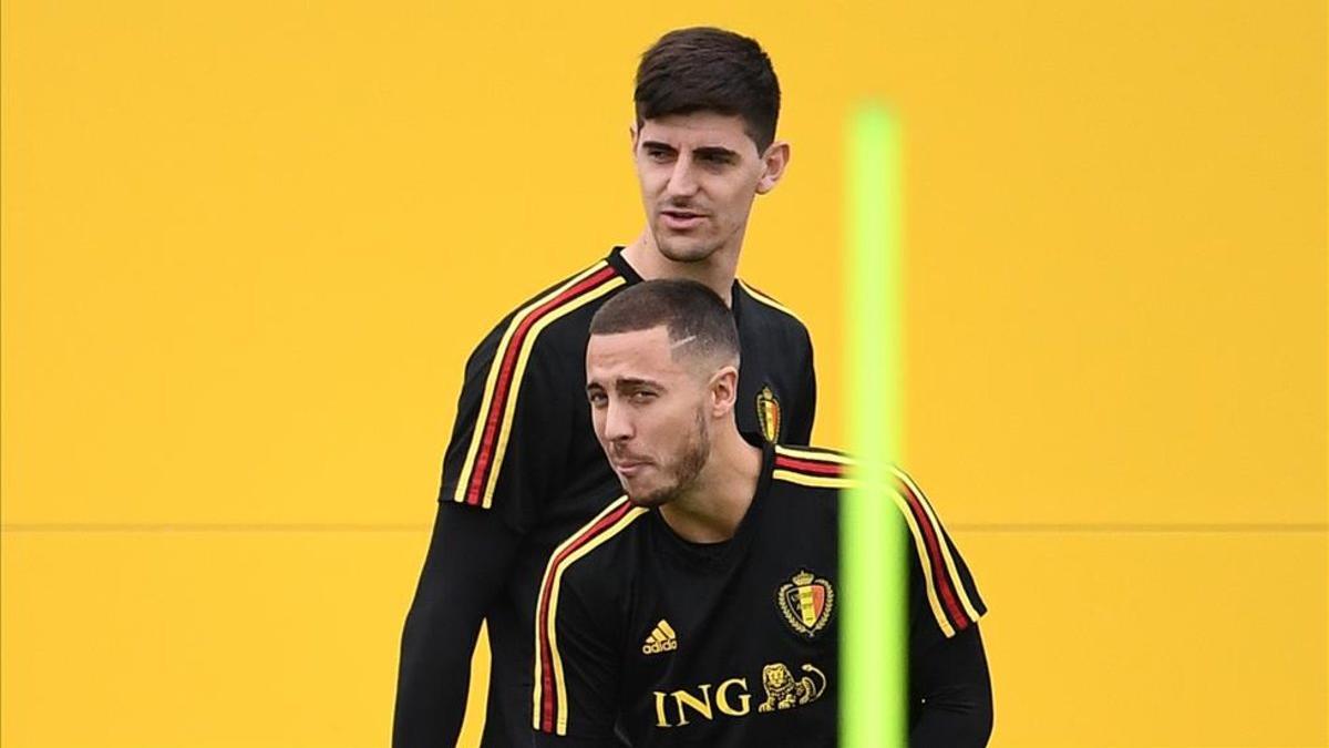 Hazard y Courtois son los pilares de la actual selección de Bélgica