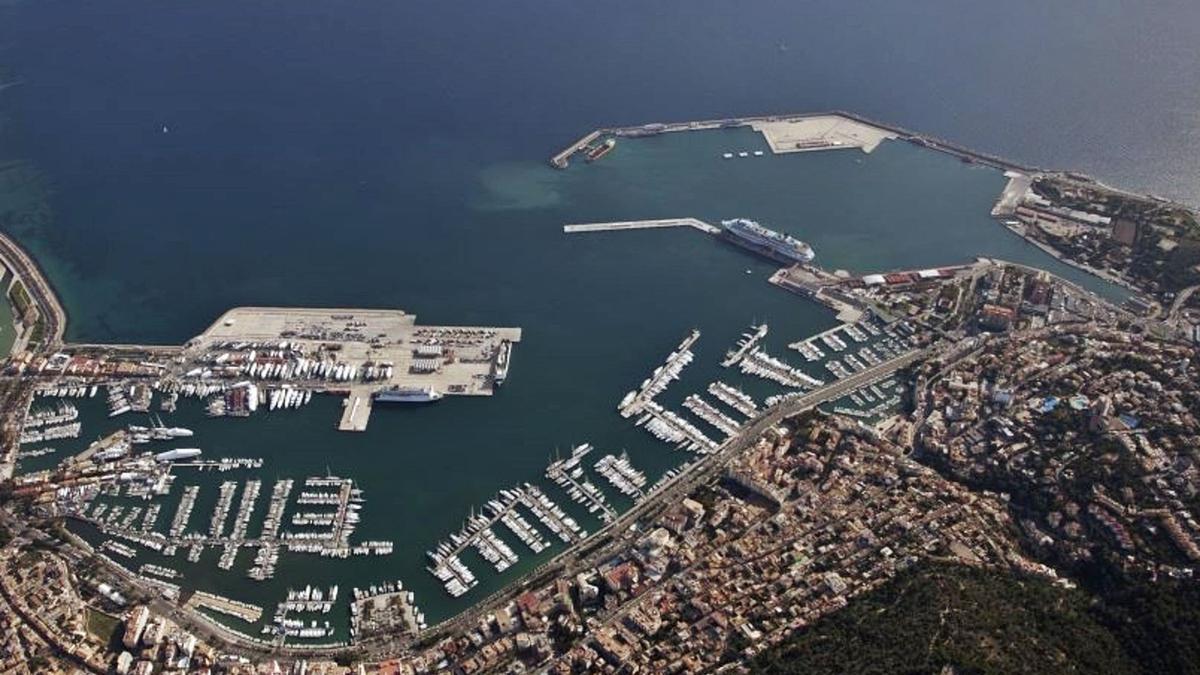 Imagen aérea del Puerto de Palma