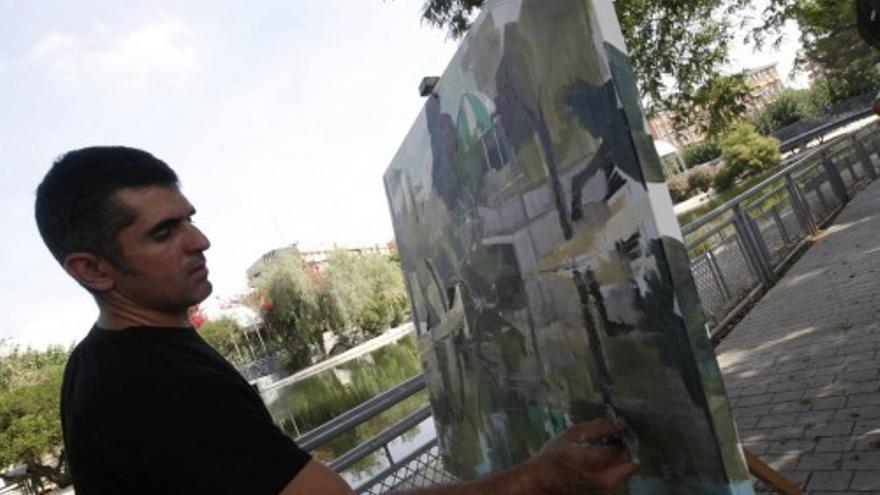 Concurso de pintura en  el murciano barrio de Santa María de Gracia