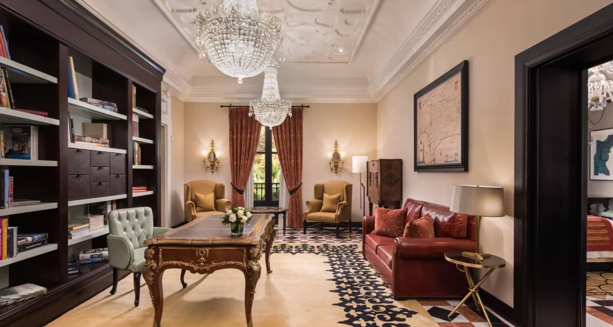 Suite Victoria Eugenia, en la que podría estar Rosalía durante su estancia en el hotel Alfonso XIII de Sevilla