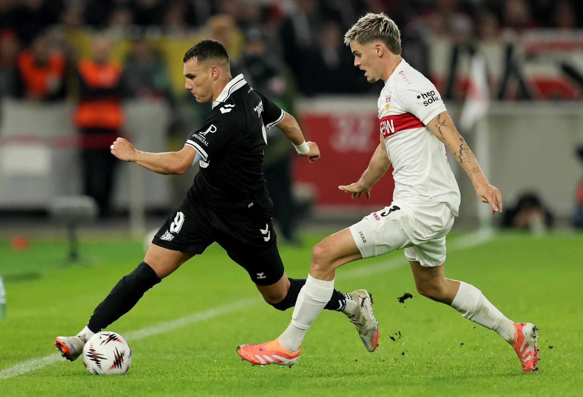 Las imágenes del debut del Celta en Europa League, frente al Stuttgart