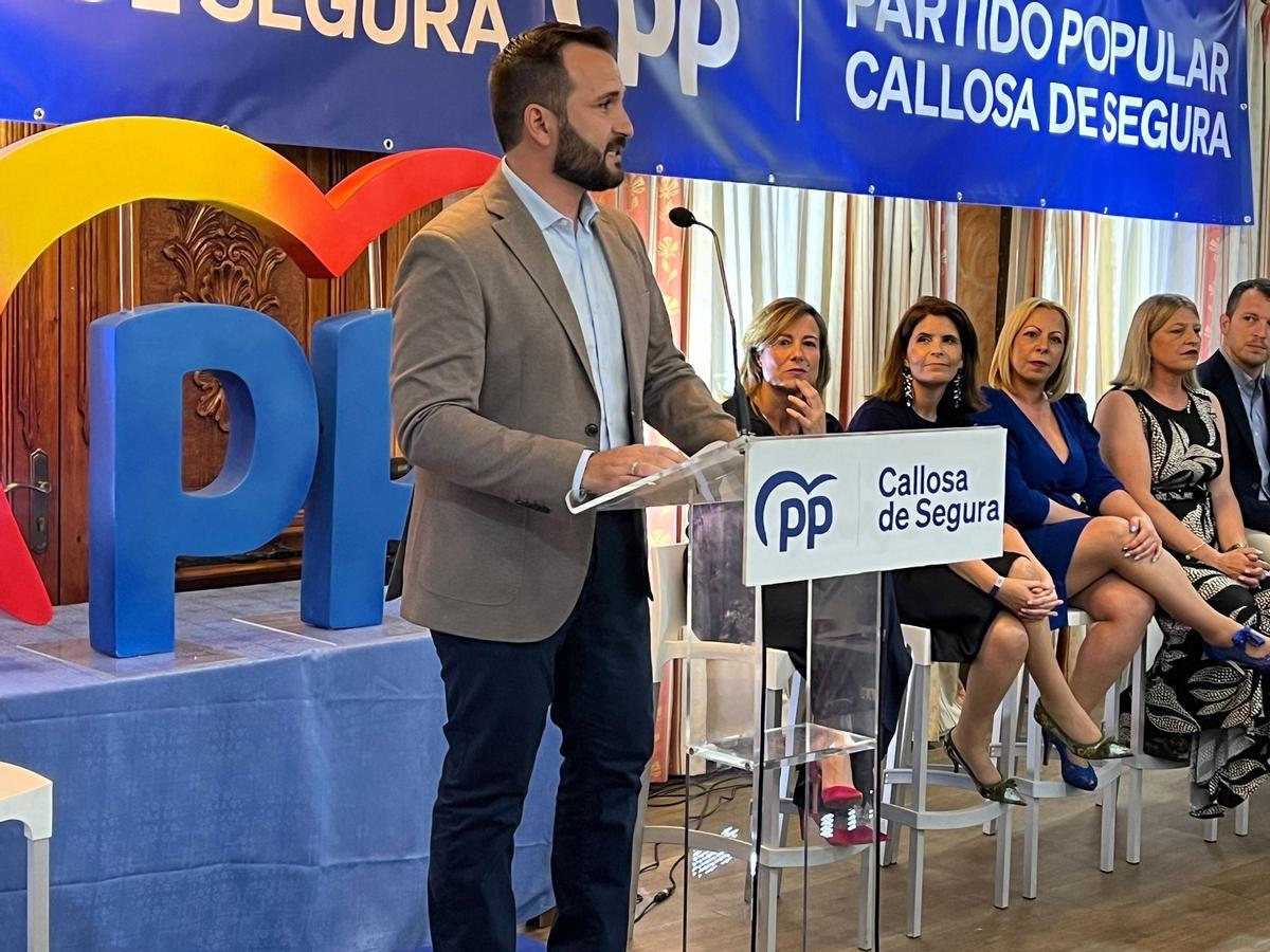 Manuel Martínez, durante su intervención