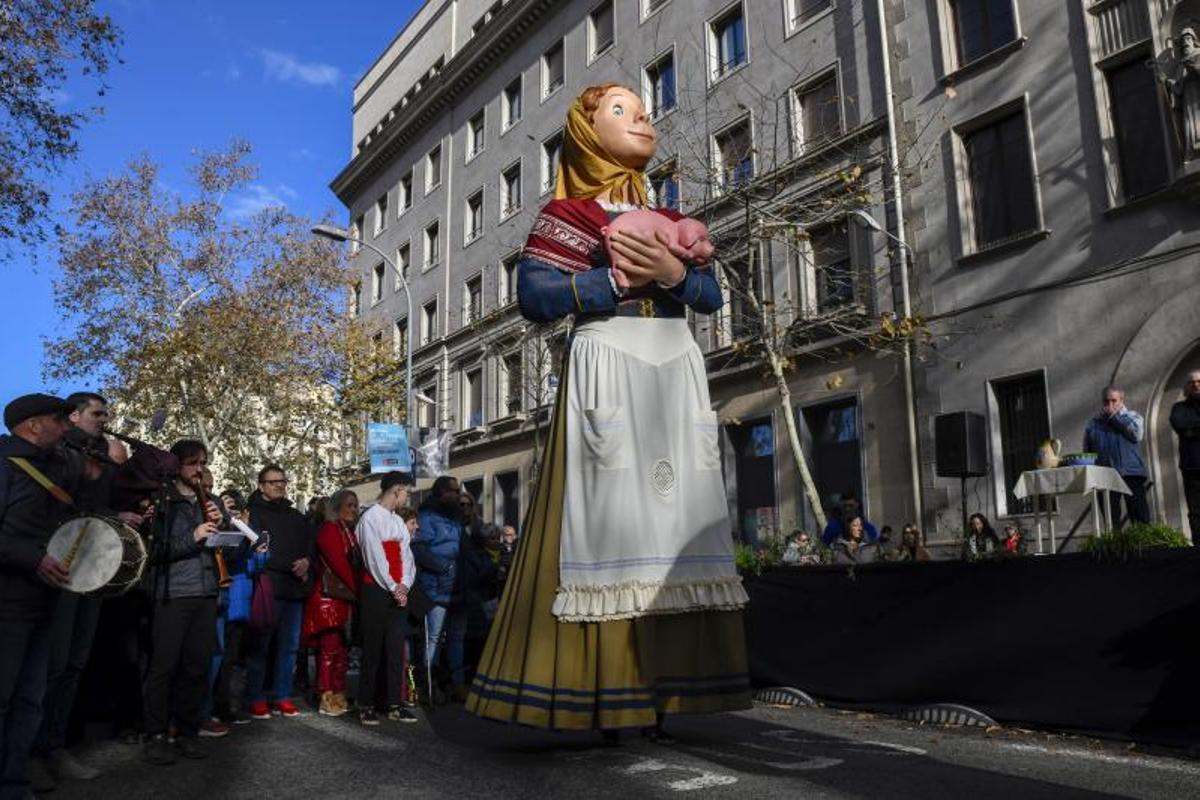 Bendición de animales en Els tres tombs