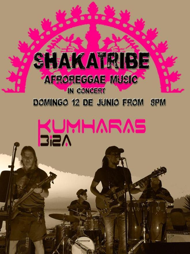 Shakatribe acercará su afroreggae a Kumharas este domingo.