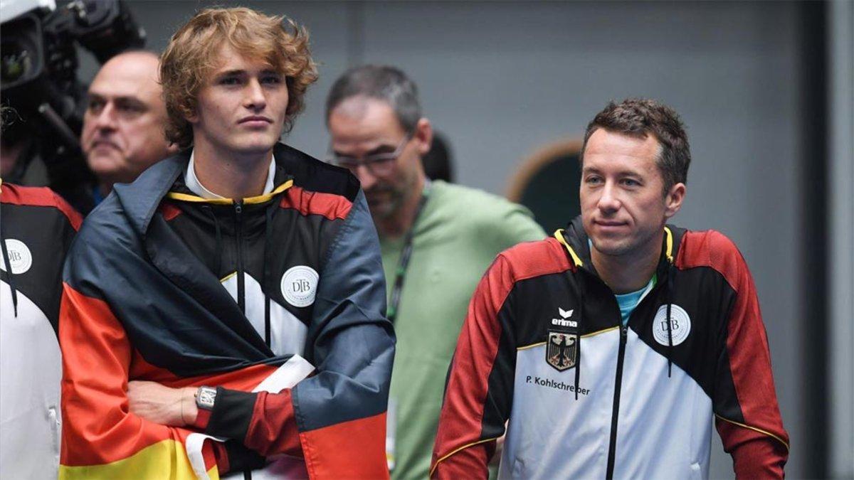 Alexander Zverev disputó los clasificatorios con Alemania