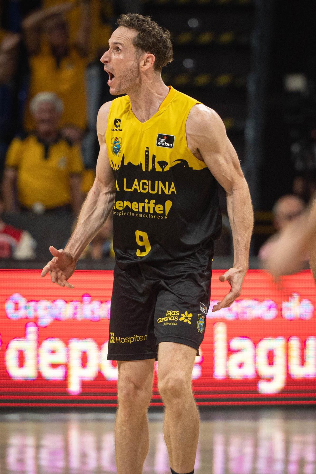 Huertas, durante el primera del 'playoff' frente al Joventut de la temporada pasada.