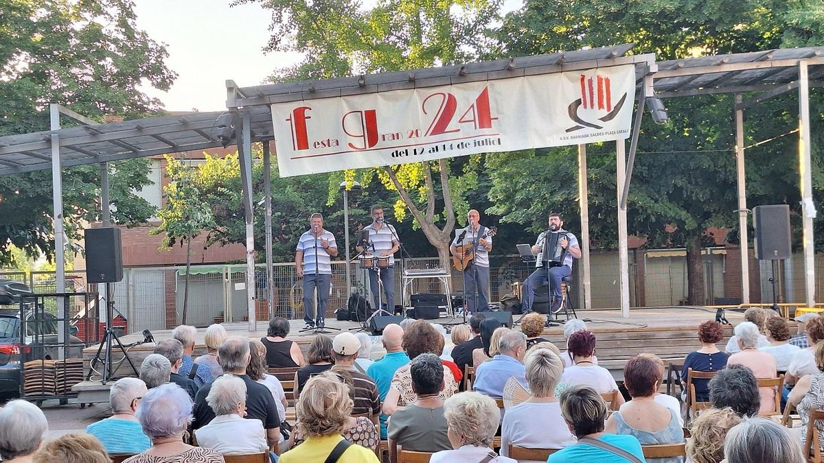 La cantada d'havaneres de la Festa Gran del 2024