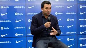 Deco, sobre su relación con Xavi. “Se ganó su renovación como entrenador