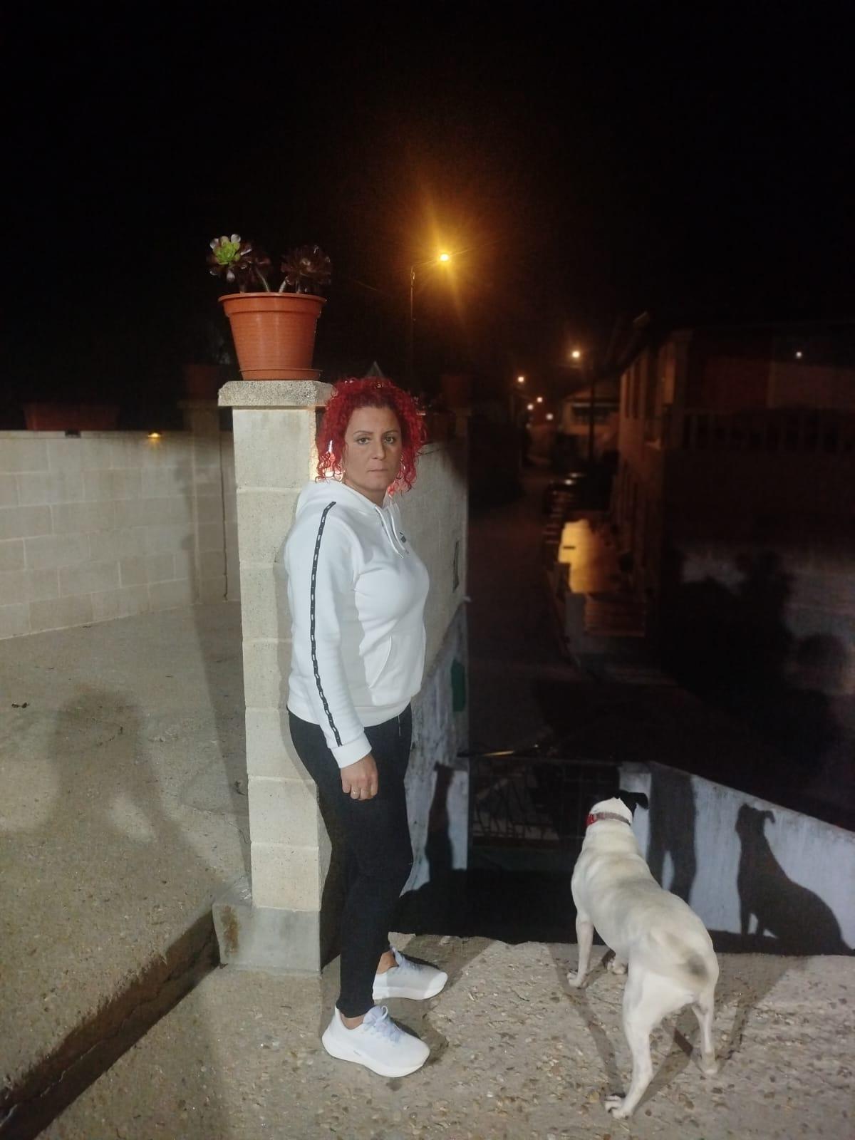 Susana M.C. en su casa en Couso, en Meira.