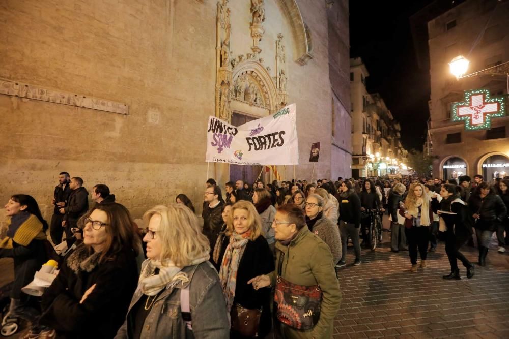 Manifestación por el Día de la Mujer Trabajadora en Palma