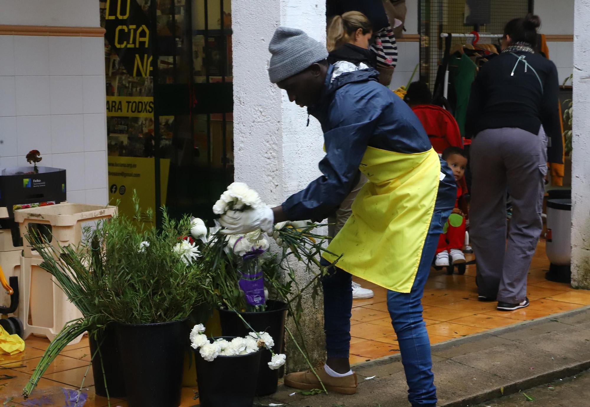 La guerrilla floral, en imágenes