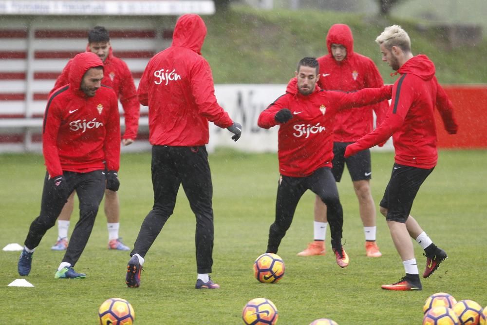 Entrenamiento del Sporting