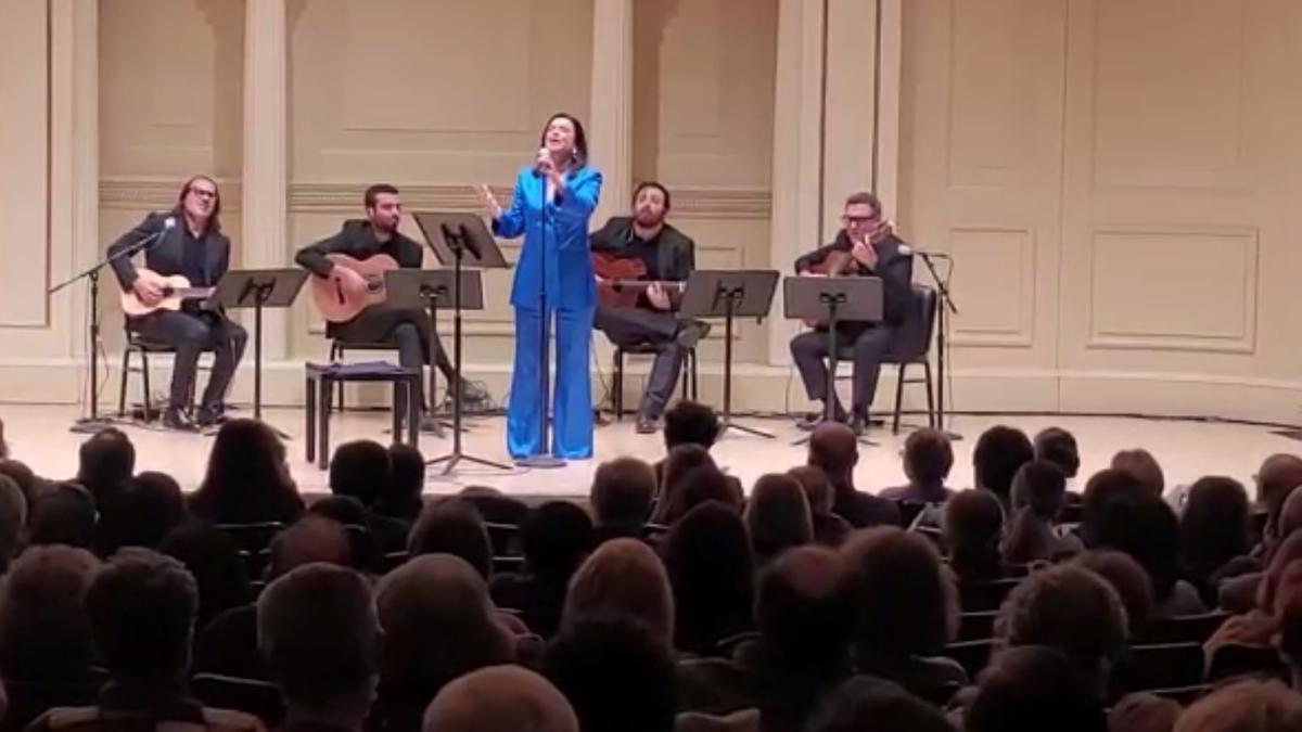 Concierto de Olga Cerpa en el Carnegie Hall de Nueva York