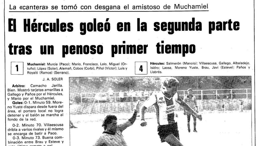 El Hércules regresa al campo de Los Olmos 37 años después de inaugurarlo