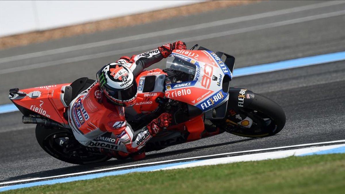 Lorenzo en Thailandia antes del accidente