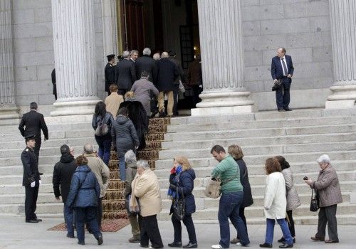 CAPILLA ARDIENTE DE ADOLFO SU?REZ EN EL CONGRESO